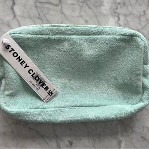 Stoney Clover Lane OG Terry Small Pouch in Sea Glass